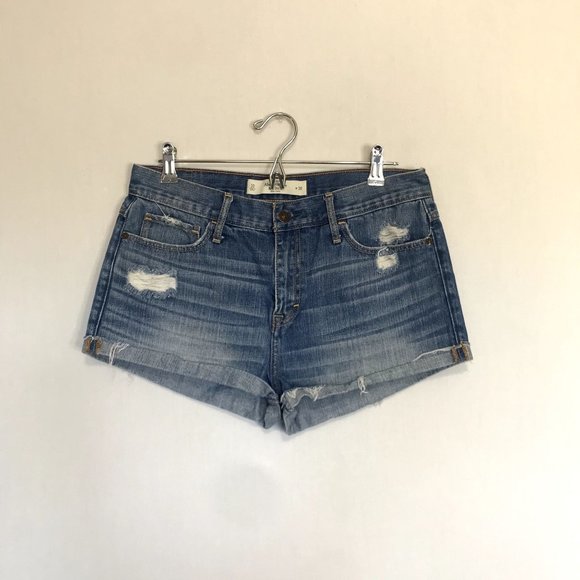 Abercrombie & Fitch Pants - Abercrombie & Fitch Distressed Jean Shorts